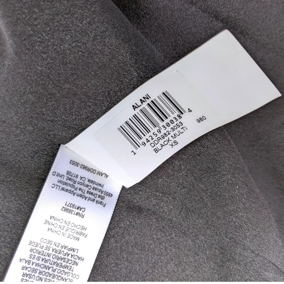 Dress the Population Black Green Sequin Midi Dress - Picture 13 of 14